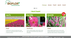 Desktop Screenshot of bioflor.it